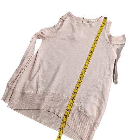 Moussy Womens Open Shoulder Long Sleeve Shirt, Pink, Zip Back, One Size (F) - Picture 7 of 10